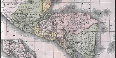 Žemėlapis britų Hondūras